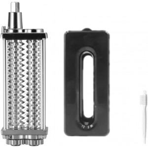 Meat Tenderizer Tool Compatible with Kitchenaid Stand Mixer, Pork Steak Tenderizer Machine, Meat Cube Tenderizing Attachment, Stainless Steel Gears Dishwasher Safe (Black)