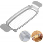 Stainless Steel Butter Slicer Cutter with Ergonomic Handle, Metal Butter Stick Slicer for Single Stick Butter, Wire Cutter for Even Slices, Also Cuts Soft Cheese and Eggs