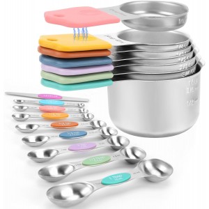 Magnetic Measuring Cups and Spoons Set-H...