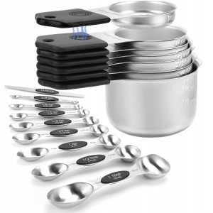 Magnetic Measuring Cups and Spoons Set-H...