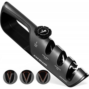 MAD SHARK Knife Sharpener, 6 Adjustable ...