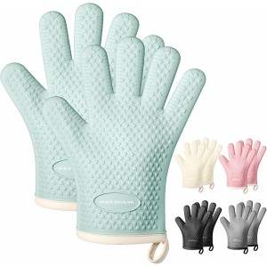 MAD SHARK Silicone Oven Mitts Heat Resis...