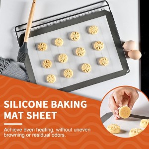 KitchenRaku Silicone Baking Mat, 16.5