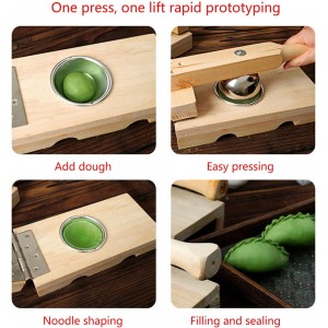 Press Dumplings Skin Maker Presser Pressing Machine Tool Dough Manual Wrapper Kitchen Gadget Practical Accessory Manual Wrapper Making Mold