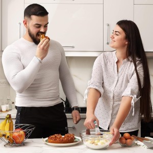 Zulay Kitchen Dough Blender - Stainless Steel Pastry Cutter, Heavy Duty Dough Cutter With Blades, Pastry Blender And Butter Cutter - Pastry Cutter For Baking (Blue)