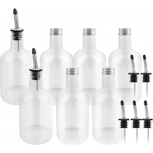 7 Sets 16 oz Plastic Long Neck Bottles w...