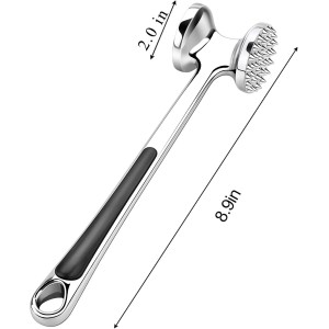 Meat Tenderizer Kitchen Mallet Hammer Tool Manual Pounder For Tenderizing Chicken Steak Beef Poultry