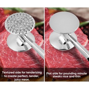 Meat Tenderizer Kitchen Mallet Hammer Tool Manual Pounder For Tenderizing Chicken Steak Beef Poultry