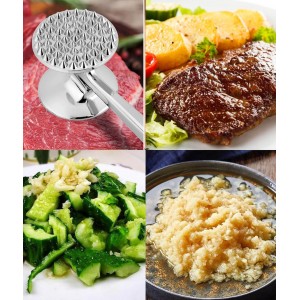 Meat Tenderizer Kitchen Mallet Hammer Tool Manual Pounder For Tenderizing Chicken Steak Beef Poultry