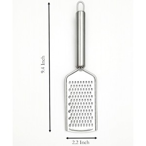 Cheese Grater, 9.4 Inch x 2.2 Inch Stainless Steel Vegetables Zester for Vegetables, Cheese, Fruits and Lemon (1)