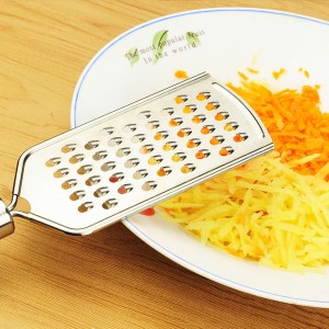 Cheese Grater, 9.4 Inch x 2.2 Inch Stainless Steel Vegetables Zester for Vegetables, Cheese, Fruits and Lemon (1)