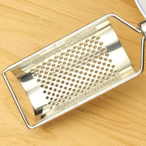 Cheese Grater, 9.4 Inch x 2.2 Inch Stainless Steel Vegetables Zester for Vegetables, Cheese, Fruits and Lemon (1)
