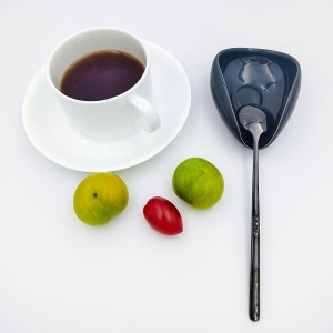 Ceramic Spoon Rest, Mini Coffee Spoon Holder for Coffee Tea Spoons Stirrers, Coffee Station Decor Coffee Bar Accessories