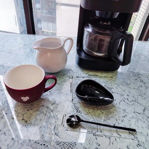 Ceramic Spoon Rest, Mini Coffee Spoon Holder for Coffee Tea Spoons Stirrers, Coffee Station Decor Coffee Bar Accessories