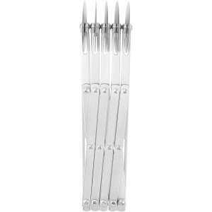 QWORK 5-Wheel Adjustable Pastry Cutter, Stainless Steel Pizza Divider, Expandable Multi-Round Baking Roller/Divider for Cookie, Dough, Cake, Pastry