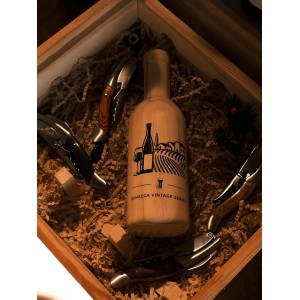 Semecca® Wine Opener – Professional Waiter’s Corkscrew, Double Hinged Wine Key, Wine Bottle Opener with Wooden Gift Box, Gift for Wine Lovers