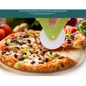 Pizza Wheels Cutter, Plastic Pizza Cutter Wheel Cake Bread Cutting Tool Bakeware for Kitchen ()