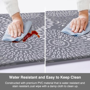 LuxStep Kitchen Mats for Floor,Cushioned Rug Anti-Fatigue Mats for Kitchen Decor Accessories,Waterproof Non-Slip Mats and Rugs Set for Office,Floor,Laundry 17.3