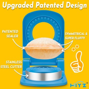 HiYZ Sandwich Cutter and Sealer - Stainless Steel Decruster Sandwich Maker - Peanut Butter and Jelly Crustless Sandwich Bread Pancake Maker Cookie Cutter for Kids Children Boys Girls