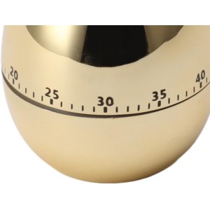 Egg Timer Rotate,60 Minutes Egg Model Mechanical Timer Cooking Alarm Clock Manual Timer for Kitchen Gold Home Gardening Kitchen Tools(Gold)