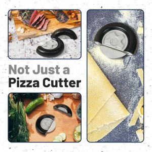 YOBRO Tire Pizza Cutter Wheel By YOBRO- Pizza Cutter, Pizza Slicer Stainless Steel, Funny Kitchen Accessories,gift for Car Lovers,White Elephant Gifts,Stocking Stuffers for Family