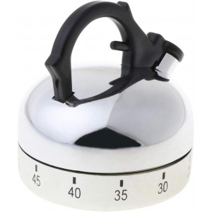 60 Minute Counting Teapot Shaped Kitchen Cooking Alarm Clock Timer Mechanical Teapot Mechanical Timer