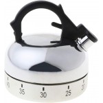 60 Minute Counting Teapot Shaped Kitchen Cooking Alarm Clock Timer Mechanical Teapot Mechanical Timer