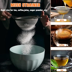 Biscuit Cutter Set,10PCS Stainless Steel Pastry Blender Set with Pastry Cutter,5PCS Biscuit Cutter,Dough Cutter,3 Cup Flour Sifter,Baking Mat and Fine Mesh Strainer for Cooking Cookies and Donuts