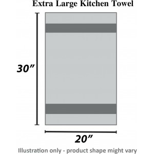 Urban Villa Kitchen Towels 100% Cotton Dish Towels for Kitchen(Set of 4)20”x30” Dish Cloths Highly Absorbent Kitchen Linen Set with Hanging Loop Perfect for Drying Dishes Cleaning Towels -Multi Color