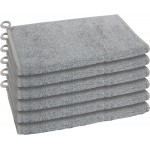 Oggi Bambou Odor-Free Kitchen Washcloths - Natural Kitchen Dish Cloths, 91% Bamboo-Derived Rayon Cellulose Fiber, Reusable, Absorbent, Hygienic, Fast Dry, Durable, Non-Scratch, Lint-Free - 6 pcs, 7x9