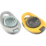 2pcs Egg Slicer for Boiled Eggs, Kiwifruit Strawberry Cutter with Stainless Steel Wire