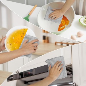 AIDEA Microfiber Cleaning Cloth for Glass 12PK, Grey, Lint Free Cloth Polishing Cleaning Rags, Stainless Steel Wipes, Barista Coffee Towel, Magic Cleaning Cloth for Glass, Windows, Mirrors, 11×11