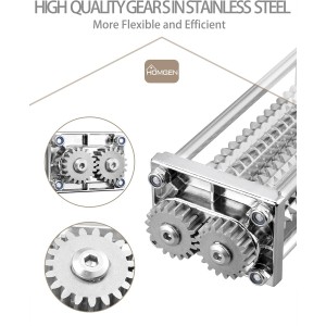 HOMGEN Meat Tenderizer for KitchenAid-Stainless Steel Meat Tenderizer Attachment with Durable Gears- Universal Fit All KitchenAid Models-Professional Meat Pounder for Beef/Pork/Includes Sturdy Cover