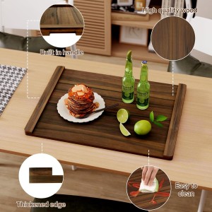 Noodle Board Stove Cover Wood (Ready to Use), Stove Top Covers for Electric Stove, Gas Stove, Wooden Decorative Rustic Kitchen Serving Tray, for Range Stovetop, Cooktop, 30'' * 22'', Brown