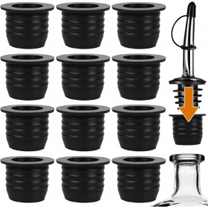 12 Pack Liquor Pour Spout Adapters, Pour...