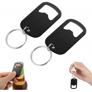 Ouligay 2Pcs Bottle Opener Keychain Beer...