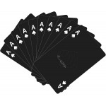 10Pcs Ace of Spades Bottle Openers, Poker Card Bottle Openers, Stainless Steel Portable Metal Credit Card Beer Bottle Can Cap Openers for Wallet Pocket Wedding Birthday Party (10, Black)