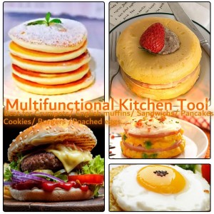 DATANYA 12Packs 4 Inch English Muffin Rings Crumpet Rings Stainless Steel Double Rolled Tart Rings, Round Metal Cooking Pastry Ring Molds for Crumpets baking