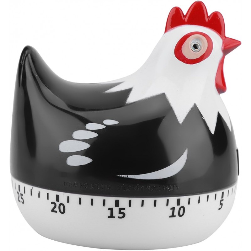 Chicken Pattern Timer, Chicken Pattern Countdown Kitchen Timer Reminder, Cute Kitchen Time for Cooking Baking