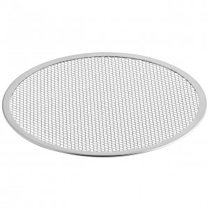 OCS Parts 14-Inch Aluminum Pizza Screen | Commercial Grade Pizza Tray Screen for Home Cooking, Pizzerias and Restaurants