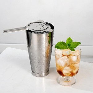 Bulk Commercial Cocktail Shakers 6pc Set, Professional Boston Shakers, Weighted Cocktail Shaker Tins for Bartending - Stainless Steel Bar Shaker Set for Restaurants & Bars - Silver