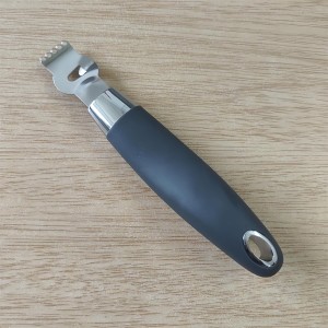 2pcs zester Stainless Steel Lemon with Hole Citrus Orange Peeling Tool Fruit Peelers