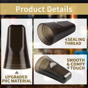 25 Pieces Pour Spout Cover, Universal Dust Caps for Pourers Translucent Plastic Dust Cover for Bottle Caps, Liquor Bottle Covers Bottle Cover Dust for Home Kitchen Tools Supplies -Black