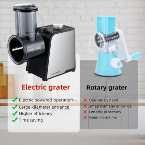 5 In 1 Electric vegetable slicer，300W Electric Cheese Grater Salad Shooter, One-Touch Easy Control, Electric Grater for Vegetables, Cheeses and NutsFor Home Kitchen
