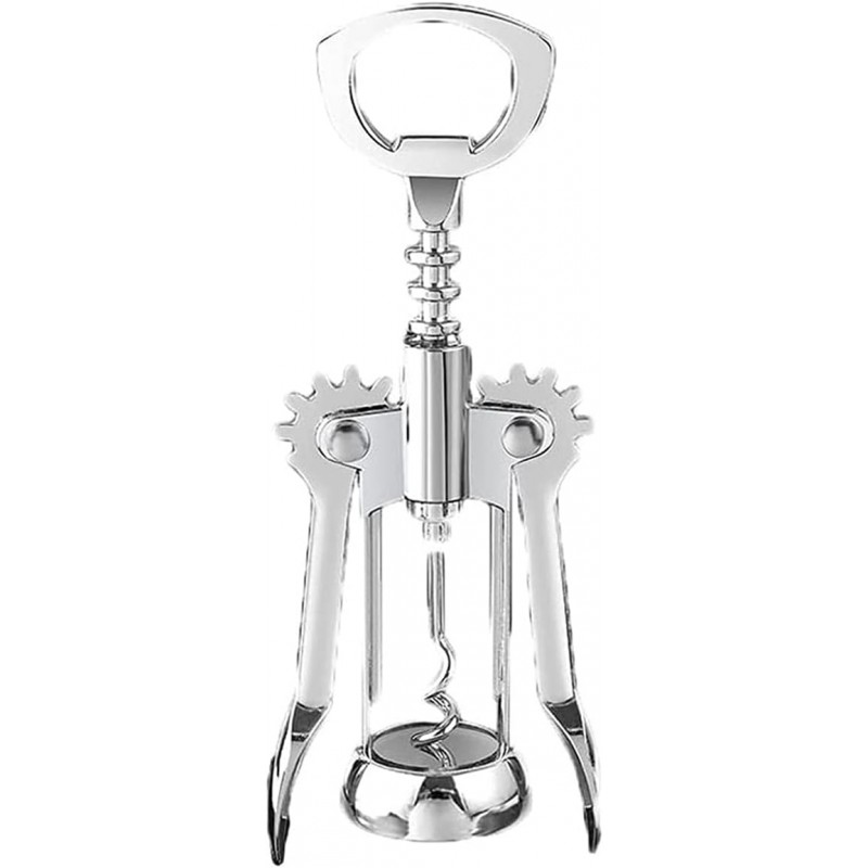 Wine Opener, Zinc Alloy Premium Wing Corkscrew Wine Bottle Opener with Multifunctional Bottles Opener, Upgrade