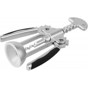 Wine Opener, Zinc Alloy Premium Wing Corkscrew Wine Bottle Opener with Multifunctional Bottles Opener