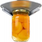 Upgraded Stainless Steel Under Cabinet Jar Opener for Seniors, Under Cabinet Jar Openers for Weak Hands, Jar Lid & Bottle Cap Opener Tool, Under Counter Can Opener, One Handed Jar opener