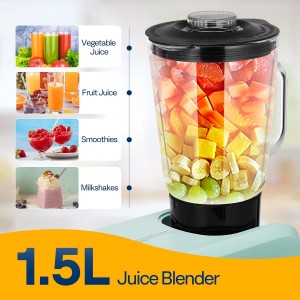 VIVOHOME 6-in-1 Stand Mixer, 8.5 Quart Electric Tilt-Head Kitchen Mixer with Bowl, Multifunctional Food Mixer for Cake, Bread, and Dough, with Meat Grinder, Blender, Pasta Maker Attachments, Blue