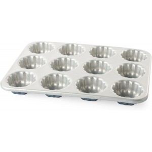 Nordic Ware Formed Mini Bundt, 12 Cavity Cupcake, Twilight Blue
