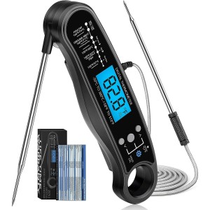 New 2-in-1 Instant Read Meat Thermometer...